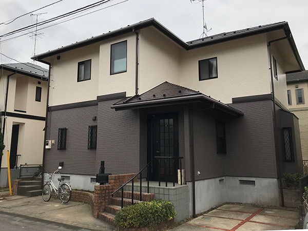 外壁塗装工事施工例4